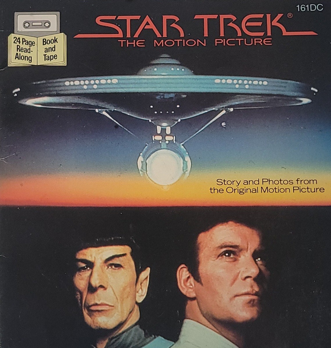 Vintage 1979/1983 STAR TREK THE MOTION PICTURE Read-Along Book & Cassette 