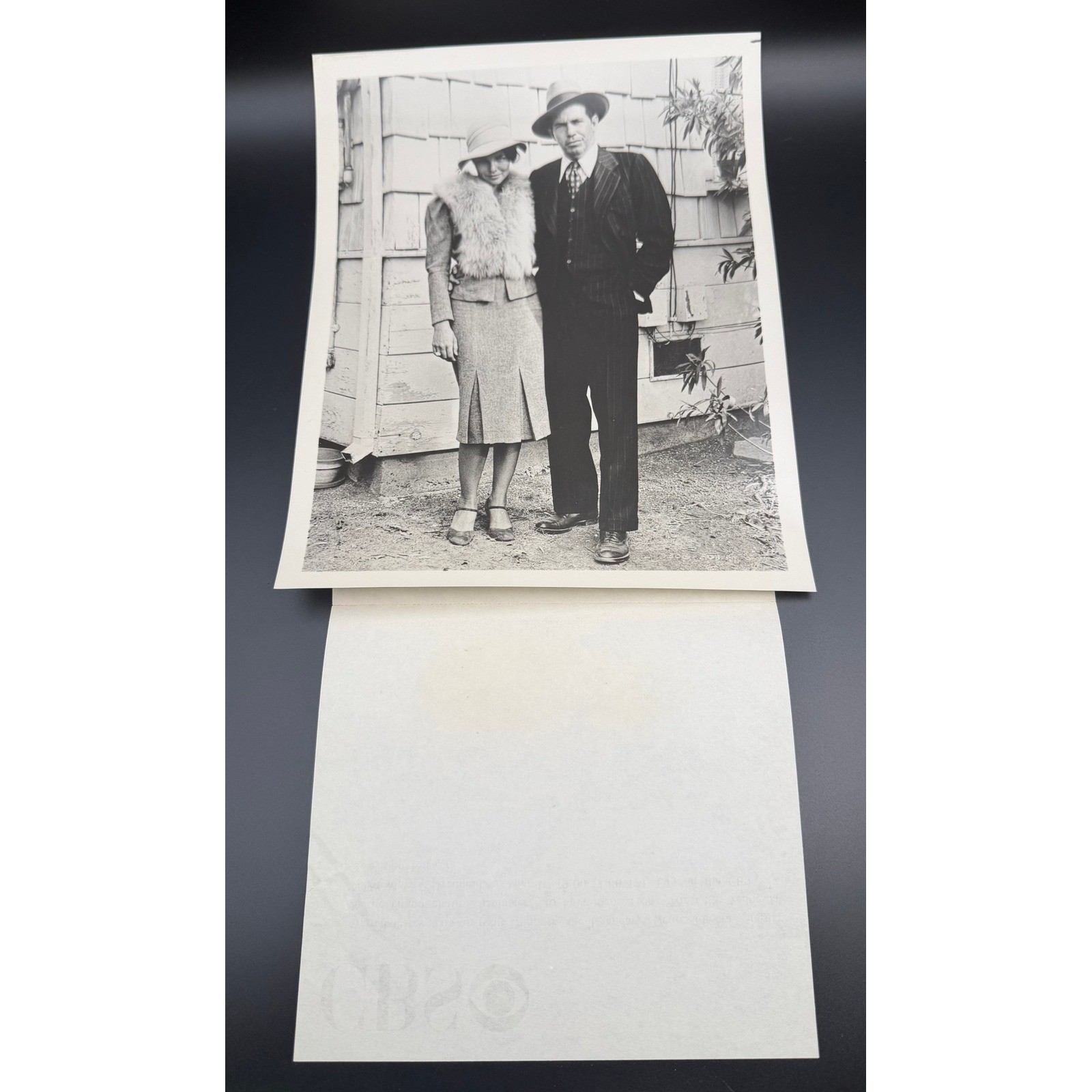 Vintage 1977 CBS Press Photo Warren Oates as John Dillinger Movie Still