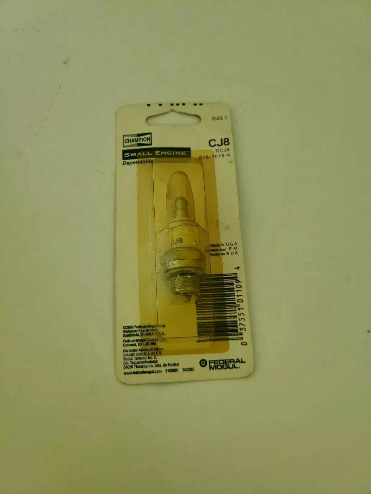 Champion 843-1 Nickel Alloy Copper Plus CJ8 Spark Plug