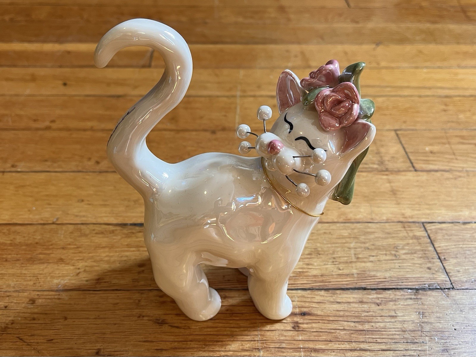 VINTAGE 2002 Whimsiclay Love Cat by Amy Lacombe Wedded Bliss Bride VINTAGE 2002 Whimsiclay Love Cat by Amy Lacombe Wedded Bliss Bride