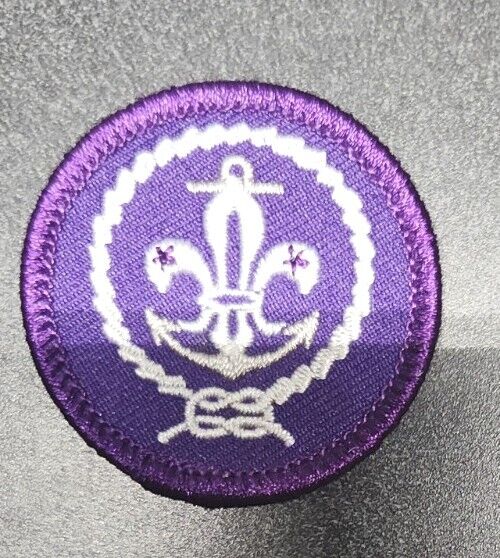 Sea Scout World Crest with Anchor- Private Issue Non BSA WC