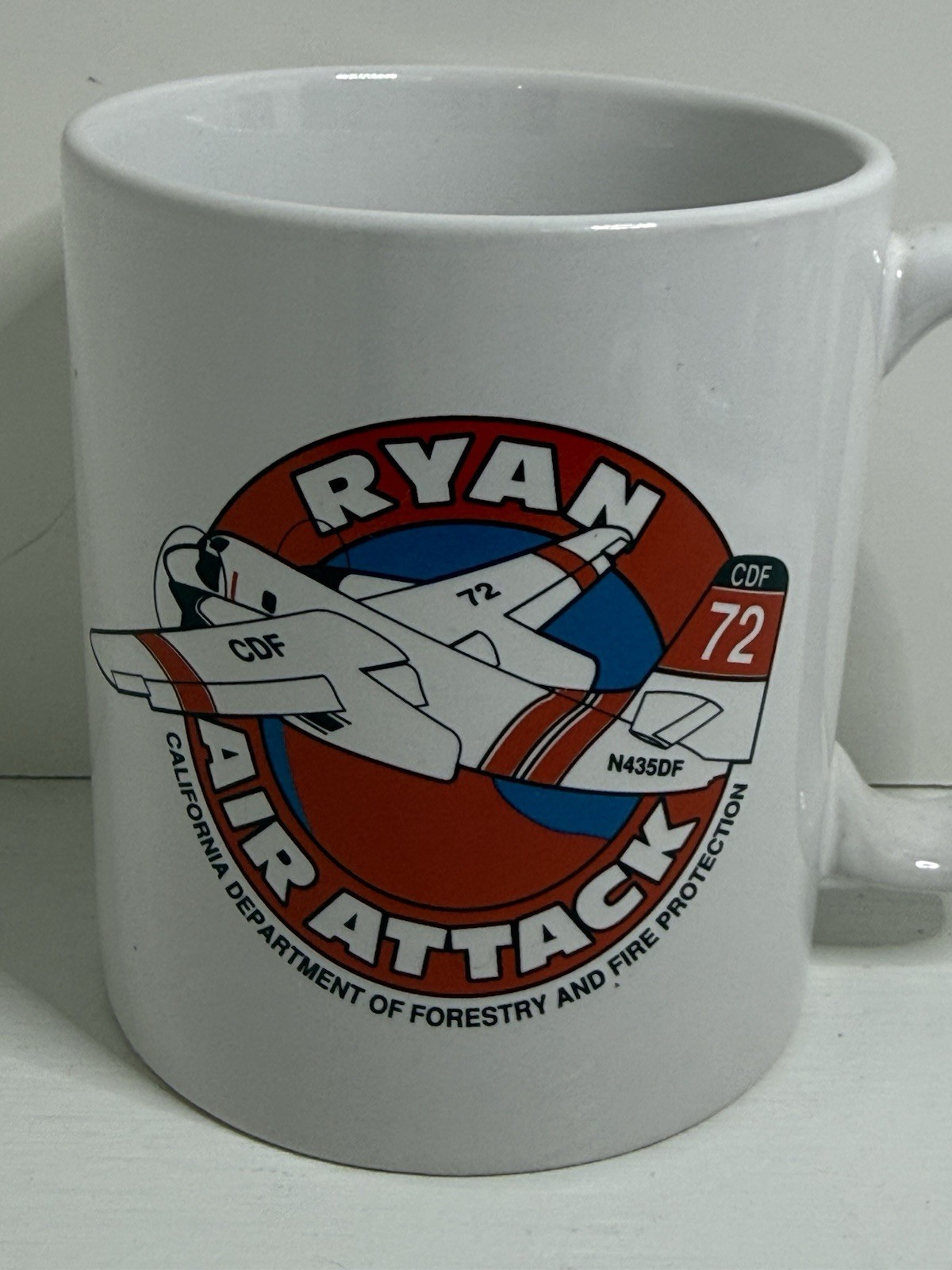 CAL FIRE Ryan Air Attack Tanker 72 Coffee Mug CDF California Forestry Fire Dept