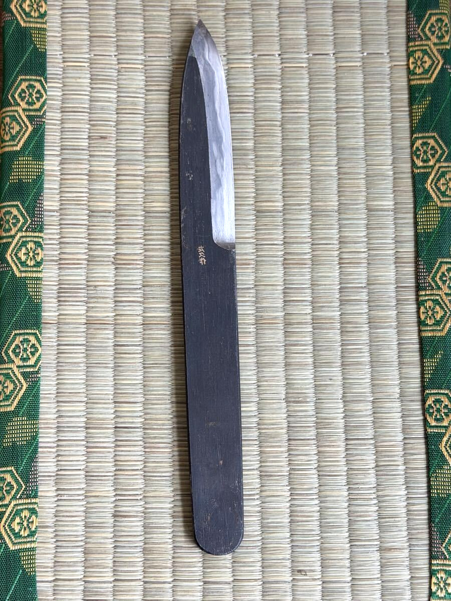 Hidari Hisasaku Kogatana Kiridashi Japanese Marking Knife Watetsu 215mm Iwana