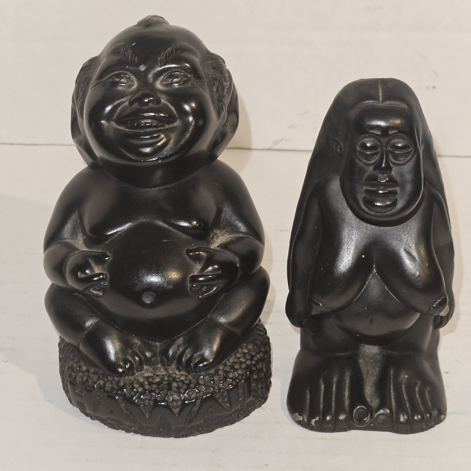 Vintage Pair Of Coco Joe\'s Hawaiian Figurines