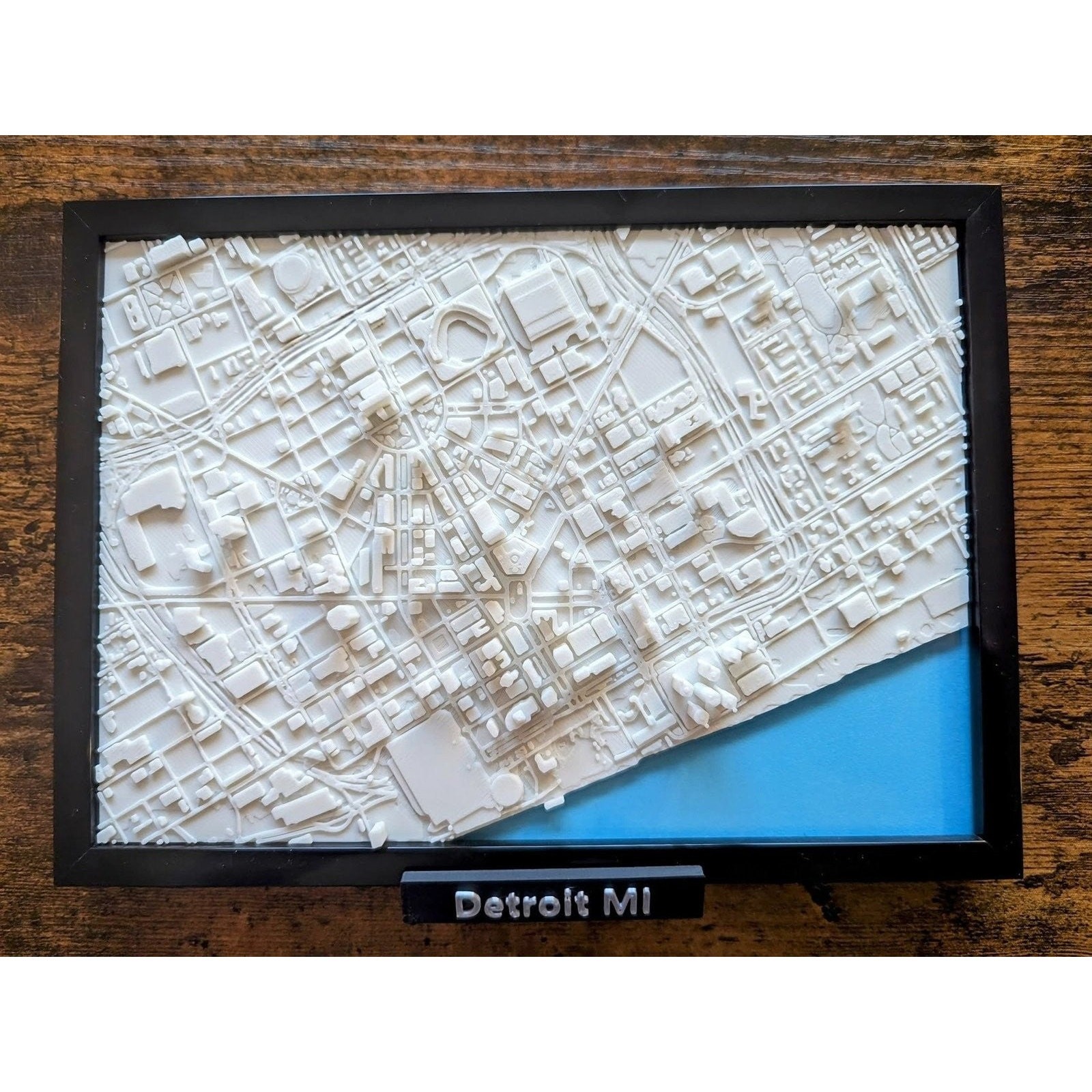 Detroit Michigan USA 3D City Map