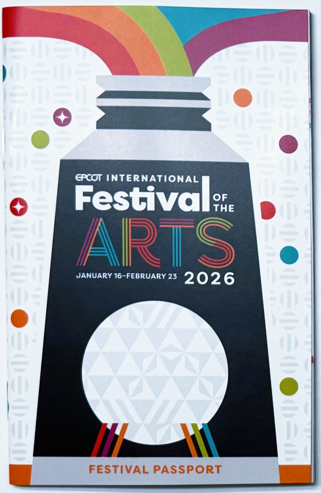 Epcot Festival of the Arts Passport 2026 Booklet Quick Ship Walt Disney World Epcot Festival of the Arts Passport 2026 Booklet Quick Ship Walt Disney World