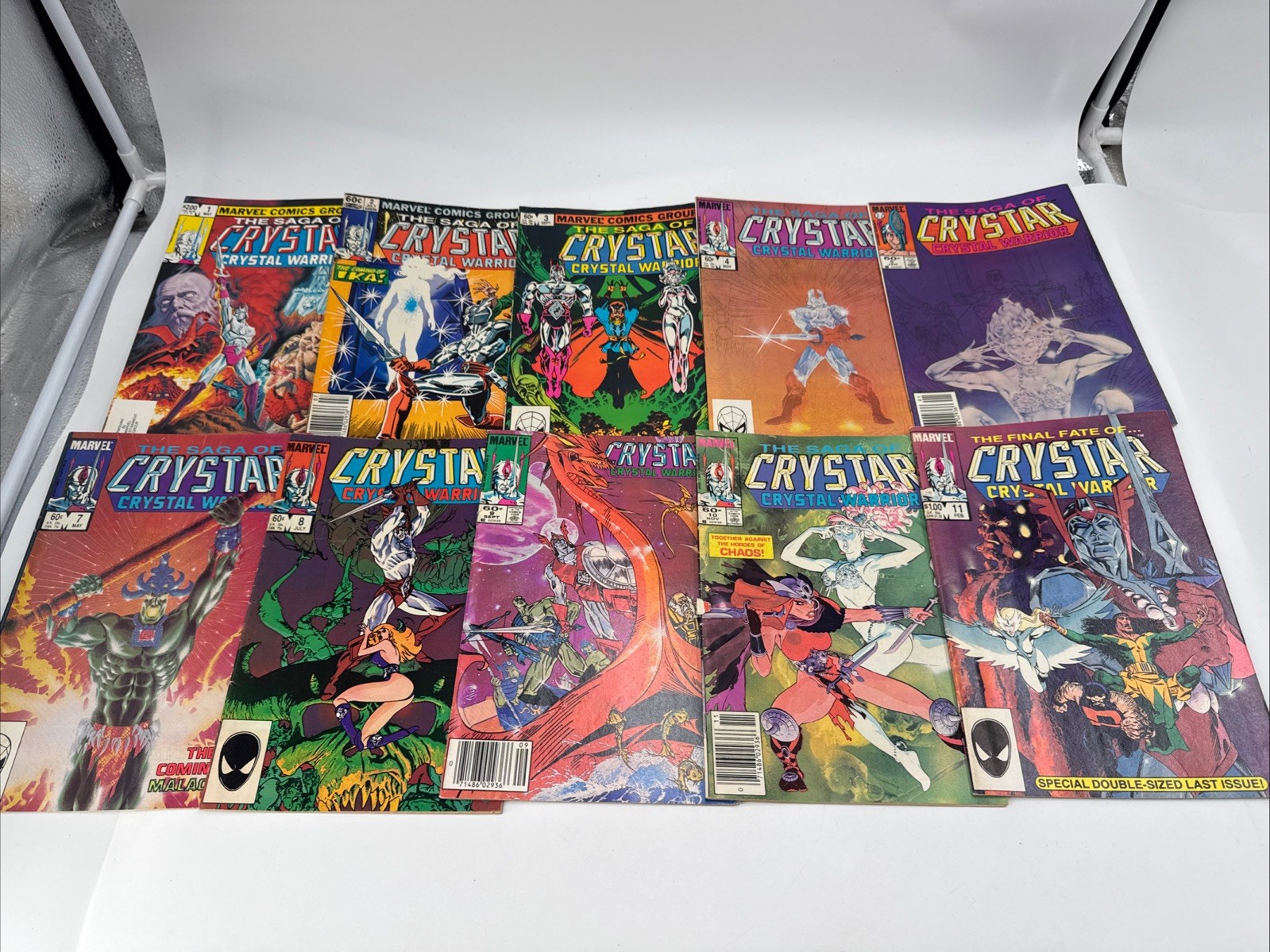 The Saga of Crystar Crystal Warrior #1-5 7-11 1983 Complete Series 1st App The Saga of Crystar Crystal Warrior #1-5 7-11 1983 Complete Series 1st App