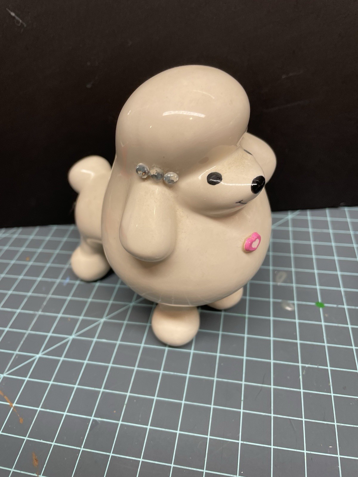 Ceramic Poodle Bank