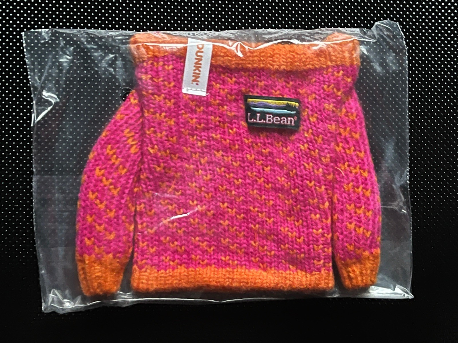 NEW Dunkin’ L.L. Bean Sweater Koozie Brand New in Packaging IN HAND 2026