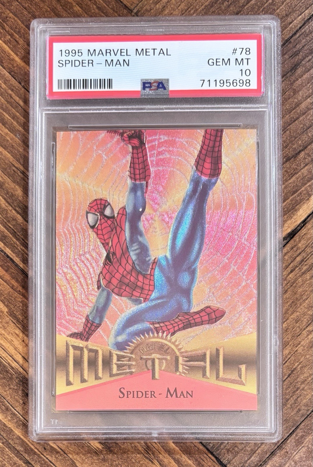 1995 Marvel Metal Spider-Man PSA 10
