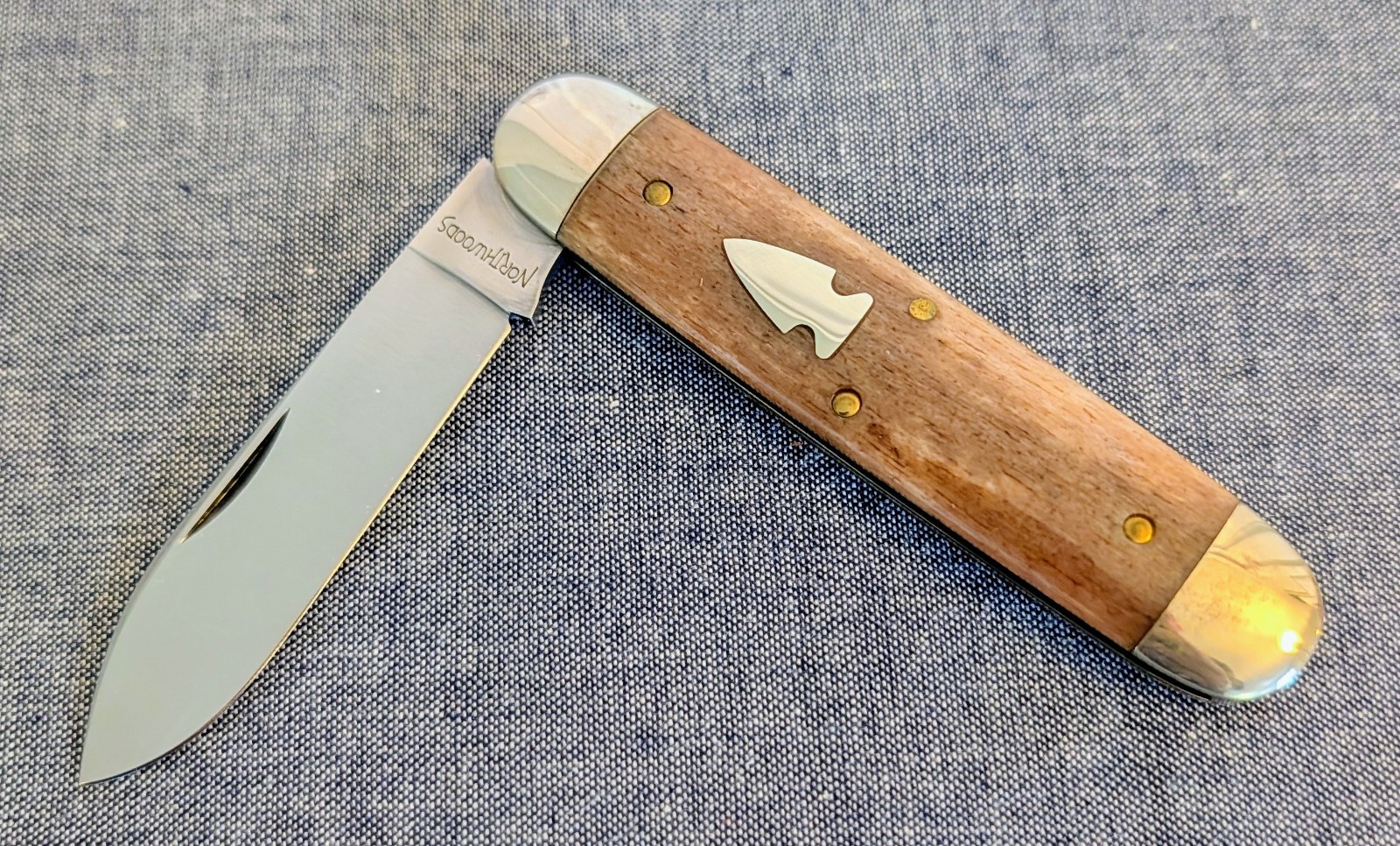 Northwoods Knives Indian River Jack – Giraffe Bone #38 – GEC / KnivesShipFree