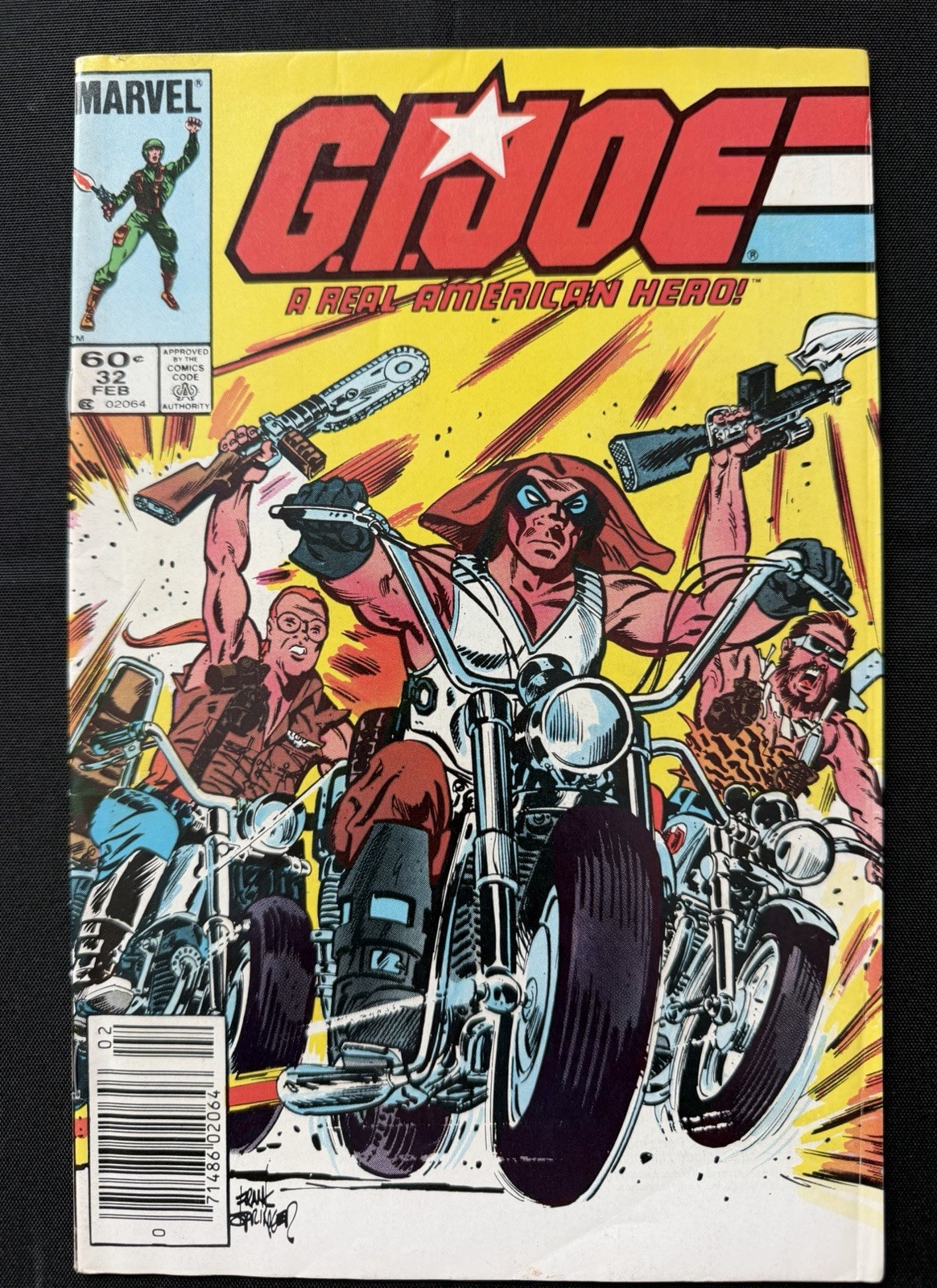G.I. Joe #32 1985 Marvel Newsstand 1st Lady Jaye Appearance Larry Hama VF