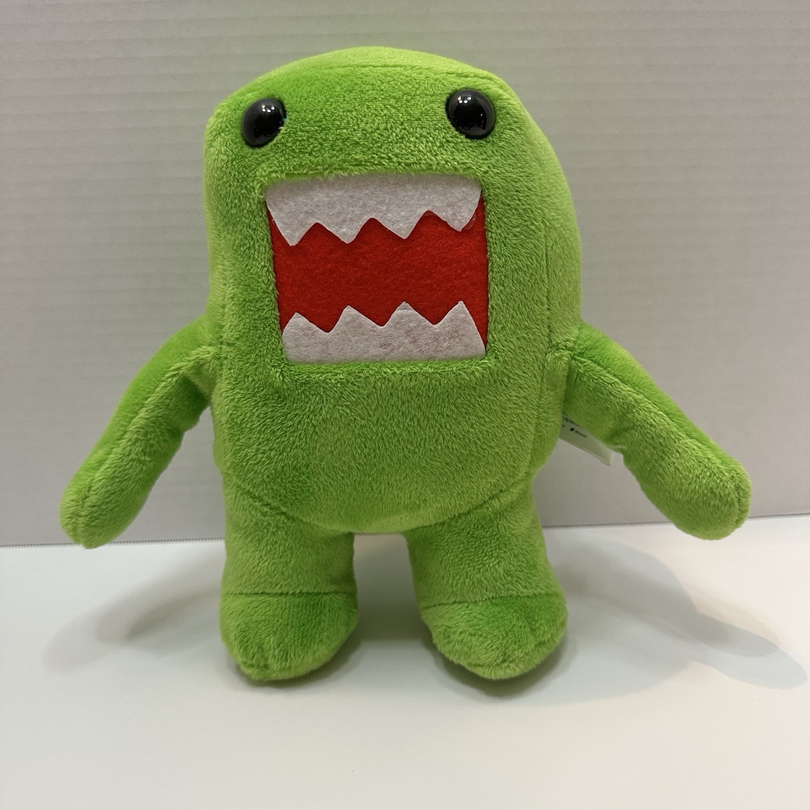 Domo-Kun 9” Plush Lime Green Monster Variant-2014 Batch#6094-Japan Collectible