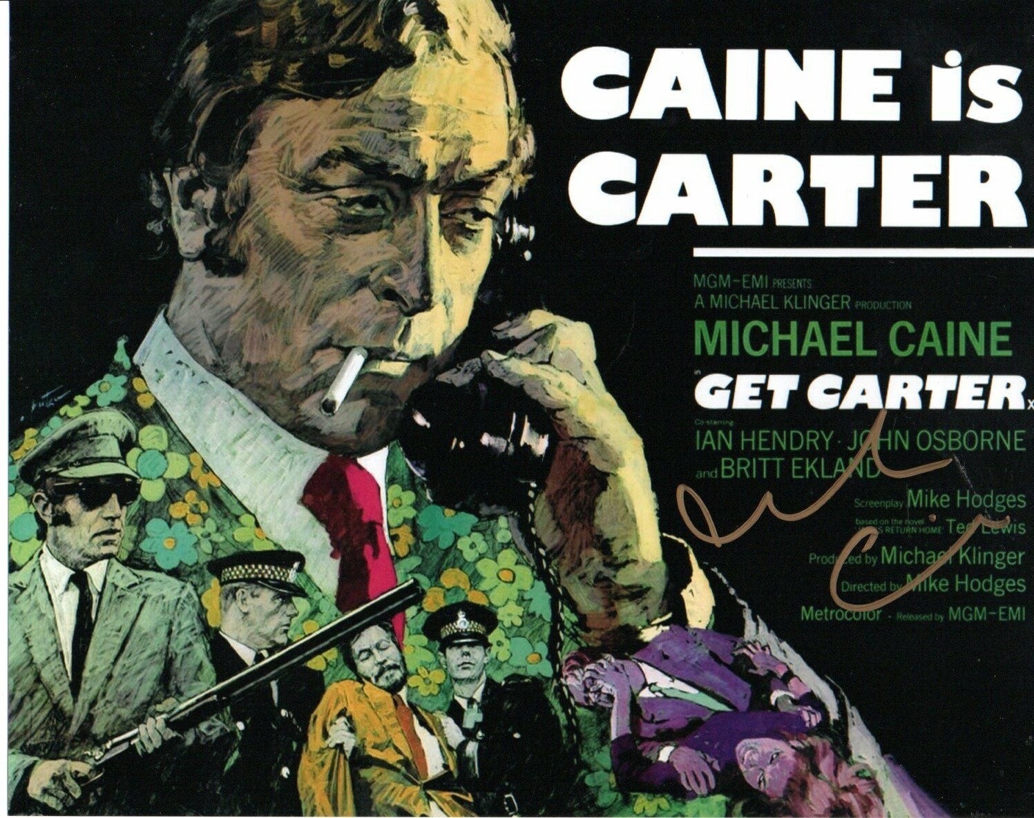 Michael Caine Autograph Signed 10-8 Photo Film TV Superstar Legend Michael Caine Autograph Signed 10-8 Photo Film TV Superstar Legend