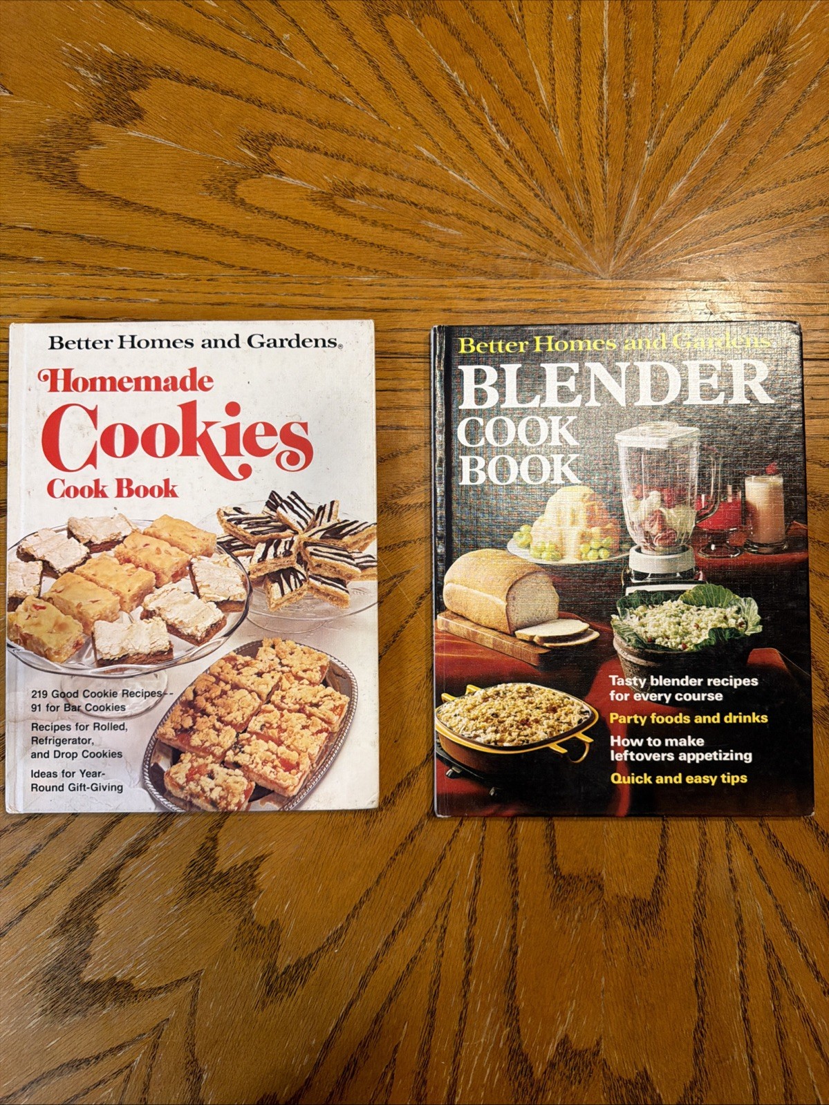 Better Homes & Gardens- 1975 Homemade Cookies Cook Book & 1976 Blender Cook Book Better Homes & Gardens- 1975 Homemade Cookies Cook Book & 1976 Blender Cook Book
