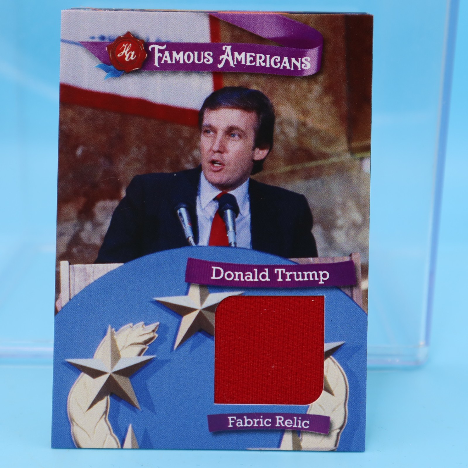 2025 HA Famous Americans Fabric Relic Donald Trump /200 VOTE 2026 REPUBLICAN