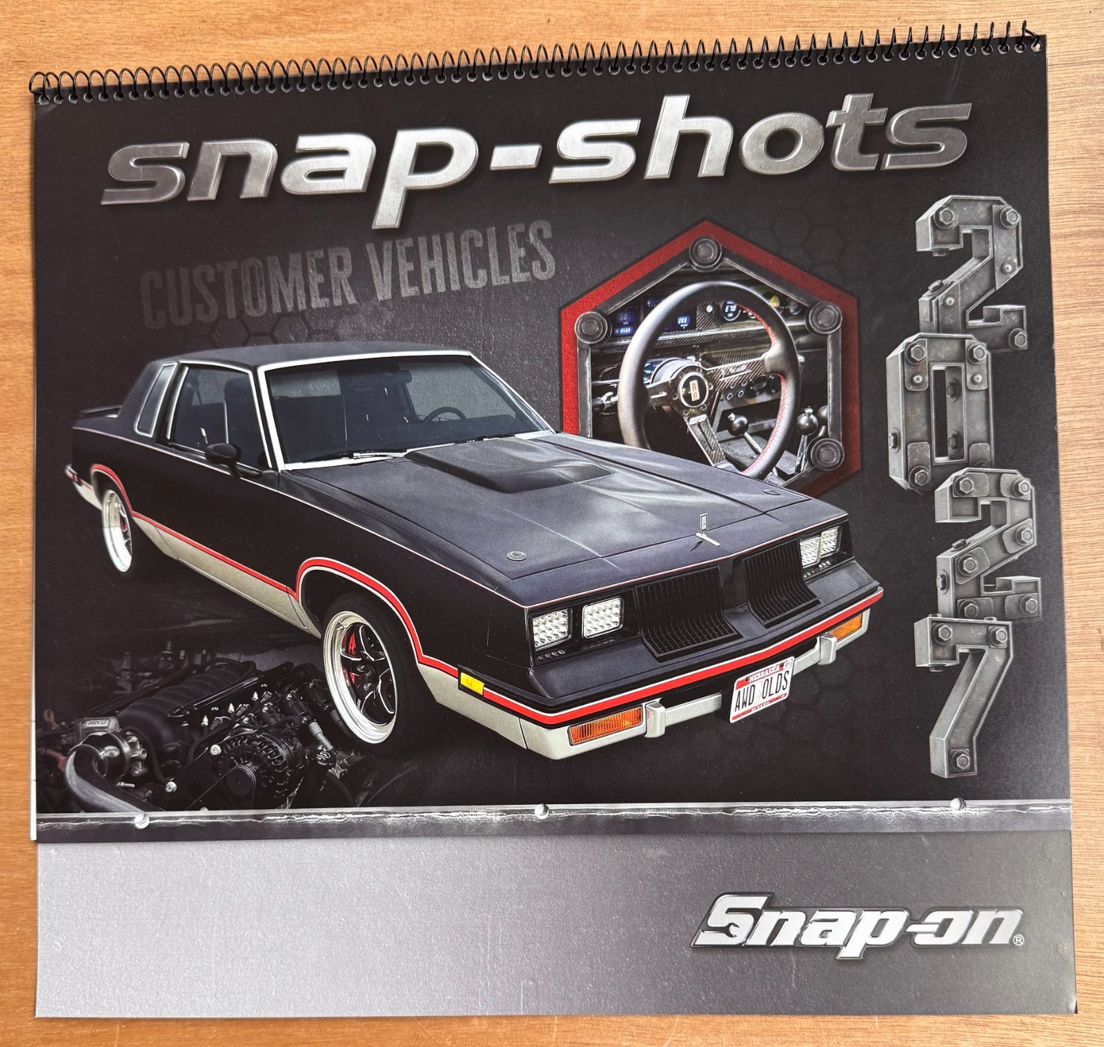 NEW Snap-on Tools Snap Shots Custom Vehicles 2027 Wall Calendar Collectible Gift NEW Snap-on Tools Snap Shots Custom Vehicles 2027 Wall Calendar Collectible Gift