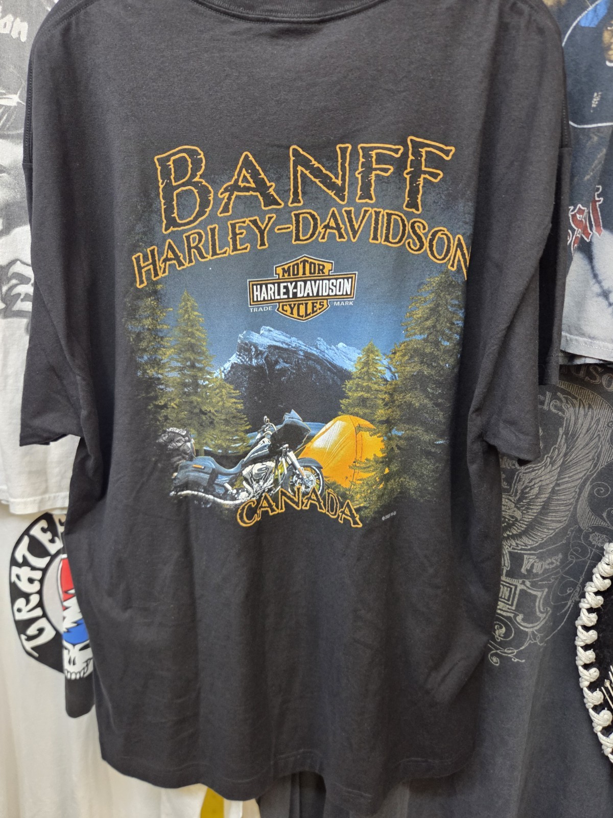 Harley Davidson T Shirt Banff Canada New With Tags Extra Large Harley Davidson T Shirt Banff Canada New With Tags Extra Large