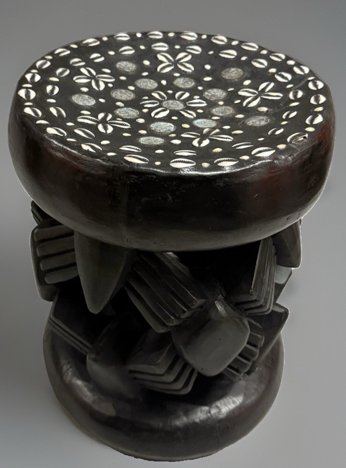 Vintage Tribal Nobility Bamileke Stool-Cameroon