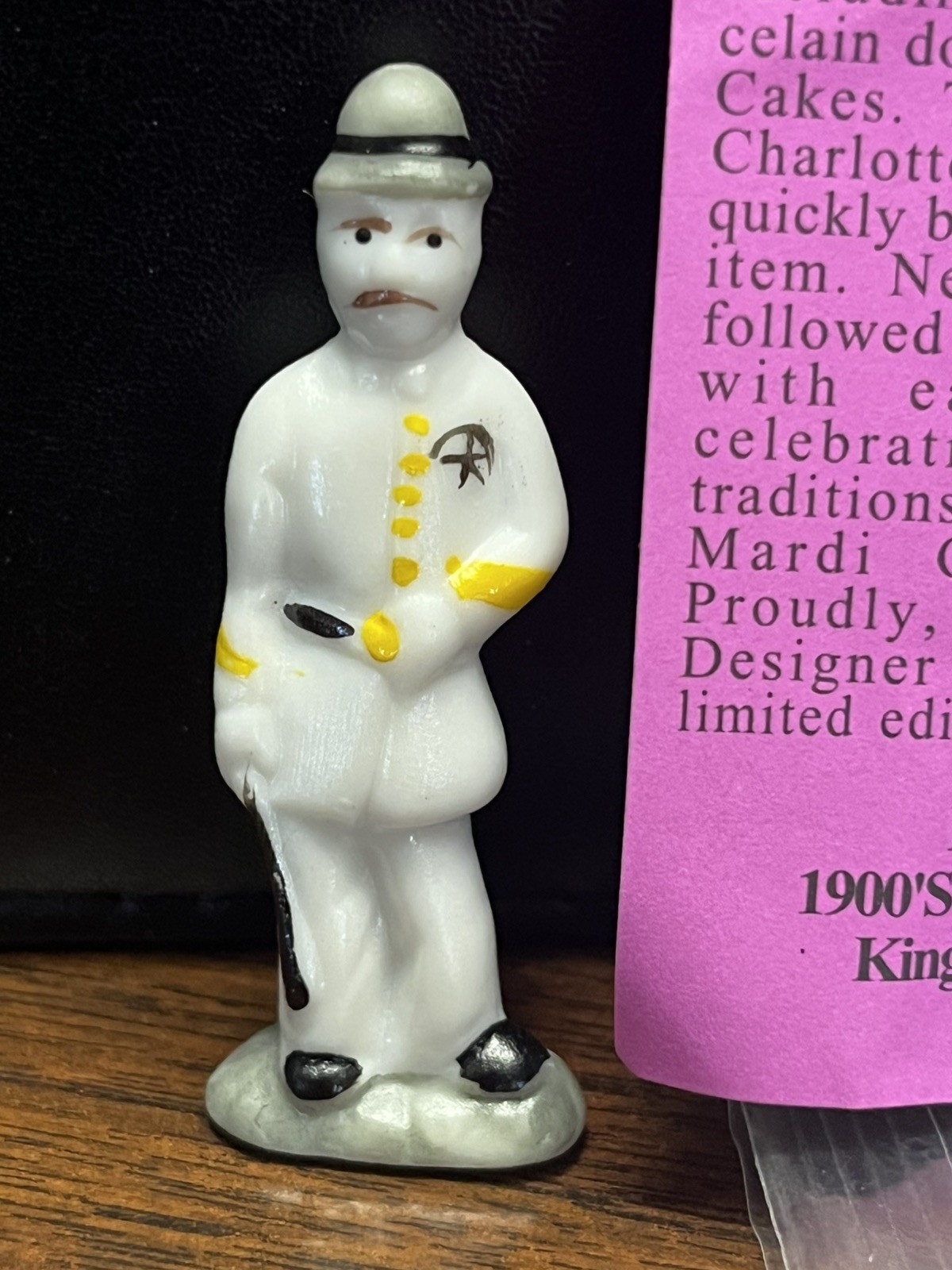2002 Haydel\'s 1900\'s POLICE OFFICER King Cake Doll Mardi Gras New Orleans