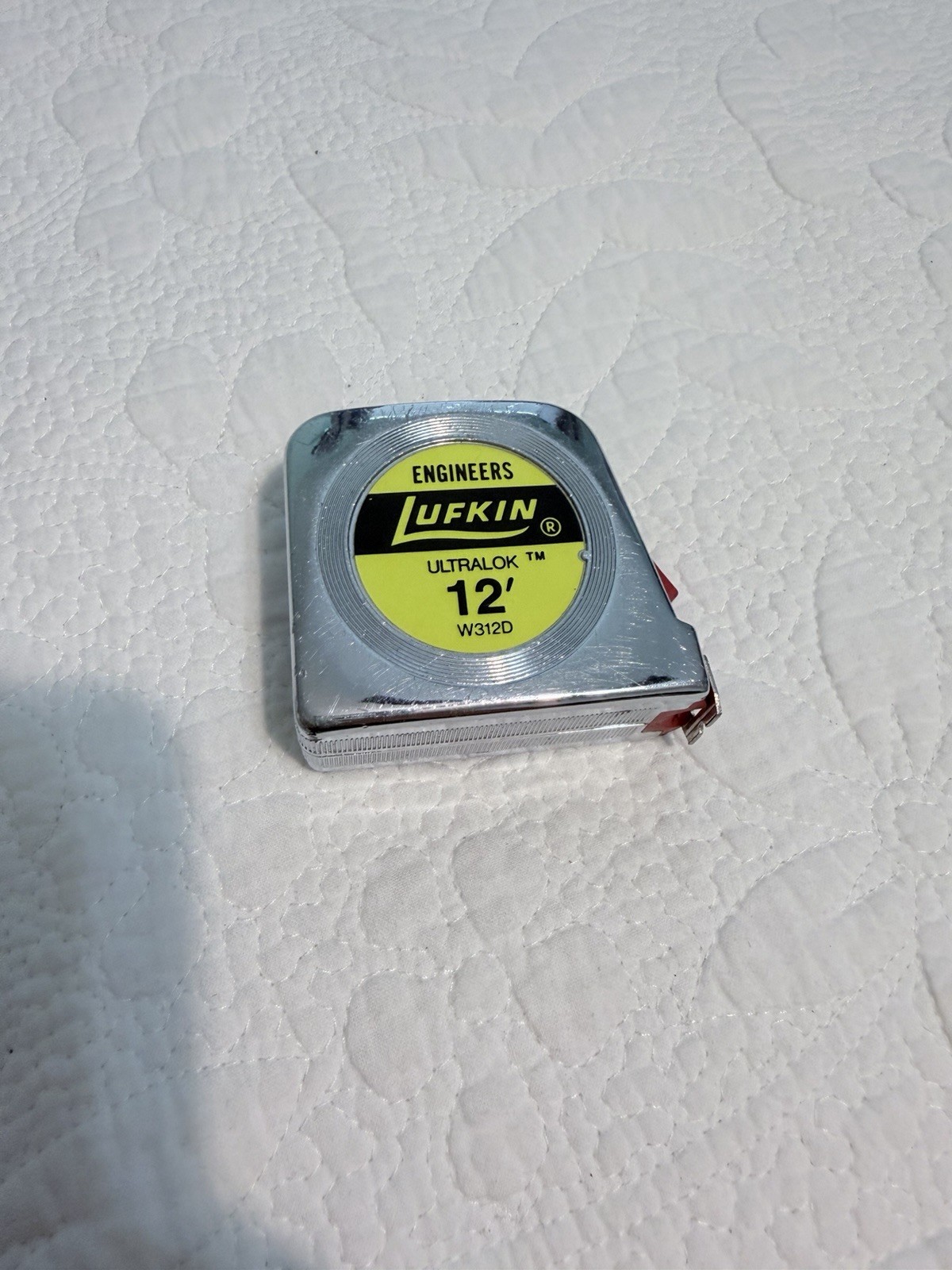 Lufkin W312D Engineers Surveyors Tape Measure  12 Foot Dual Scale GC Ultralok