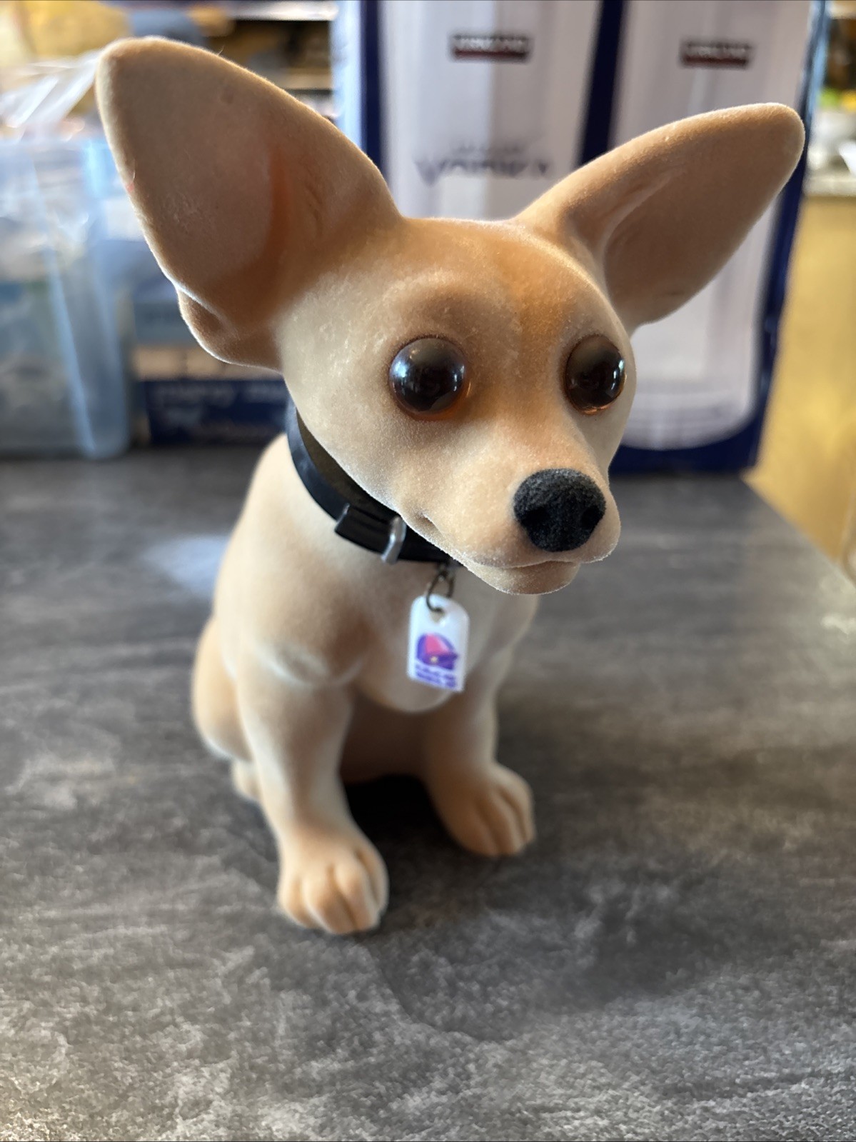 Vintage 1998 Taco Bell Chihuahua Dog Bobble Head LOC AV Vintage 1998 Taco Bell Chihuahua Dog Bobble Head LOC AV
