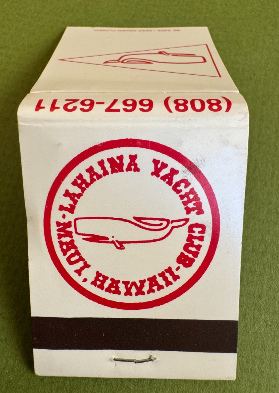 LAHAINA Yacht Club, Maui, Hawaii Matchbook; New; In Perfect Condition ~ ++++ LAHAINA Yacht Club, Maui, Hawaii Matchbook; New; In Perfect Condition ~ ++++