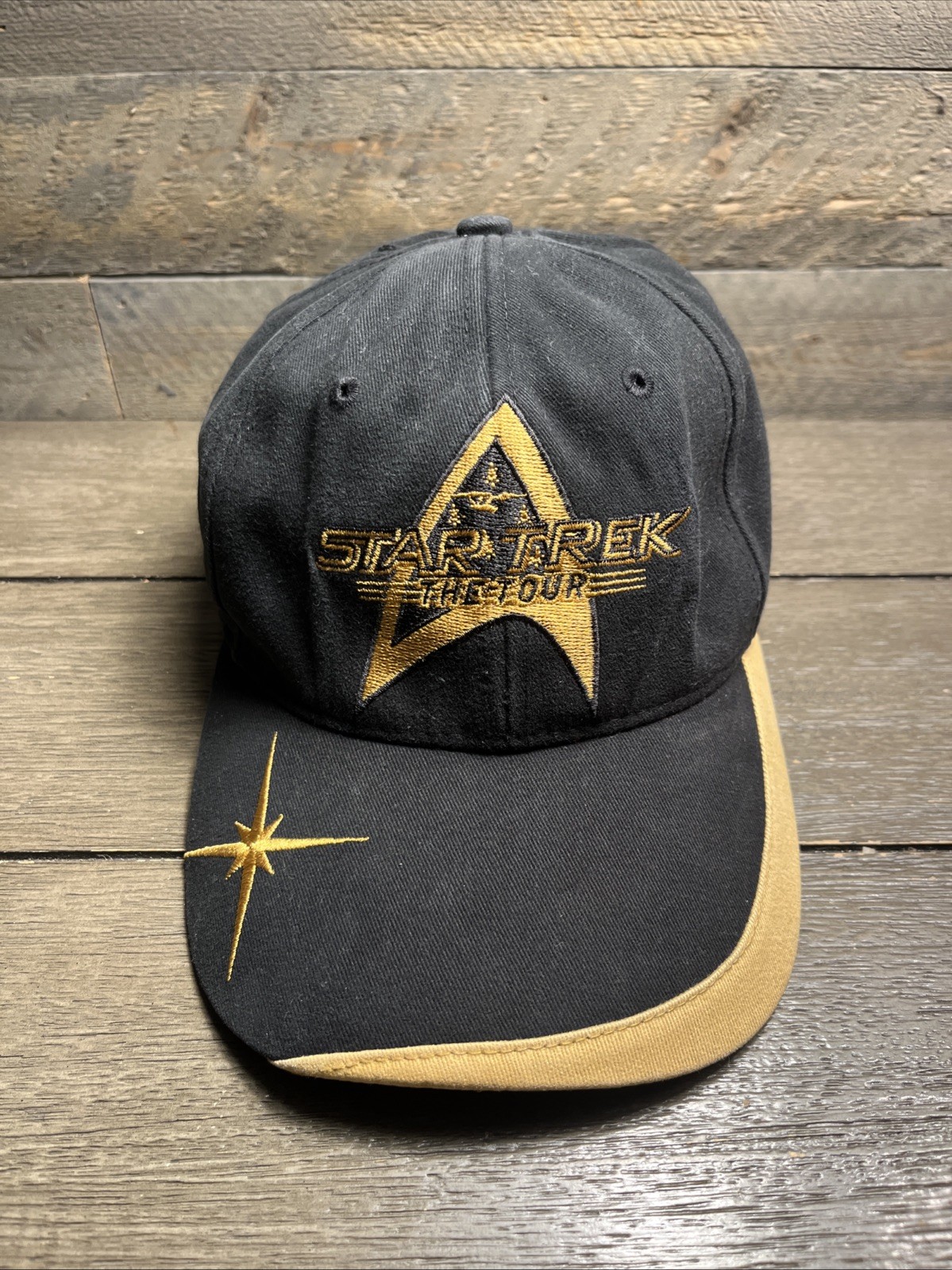 Vintage Star Trek The Tour Adjustable Strapback Hat Cap