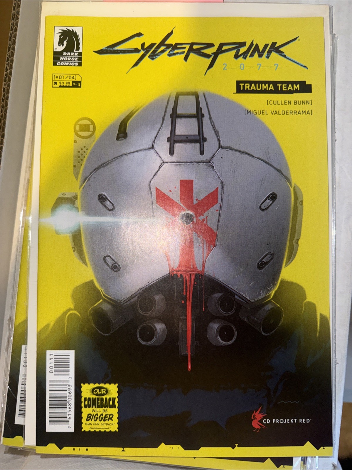 CYBERPUNK 2077 TRAUMA TEAM #1 NM (2020) DARK HORSE COMICS KEY 🗝️🔥