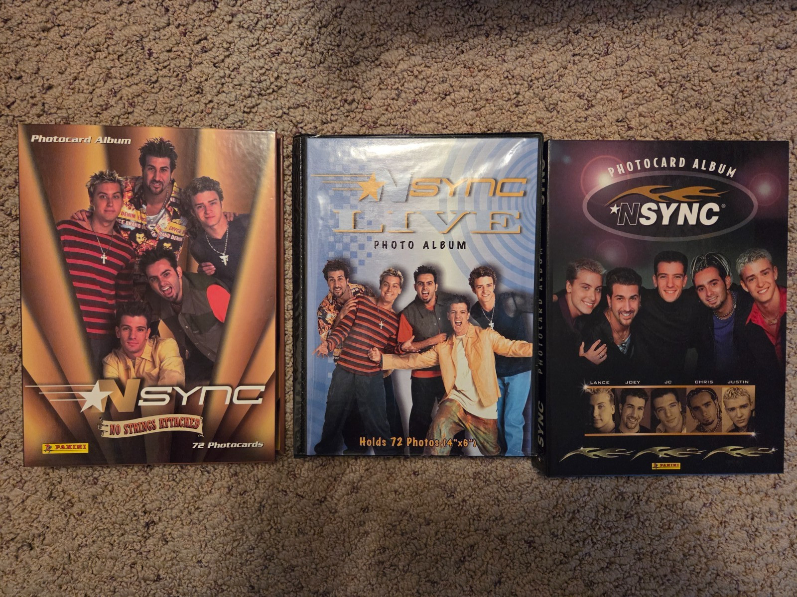 3 Full *NSYNC collector card albums, complete sets, includes 252 cards 3 Full *NSYNC collector card albums, complete sets, includes 252 cards