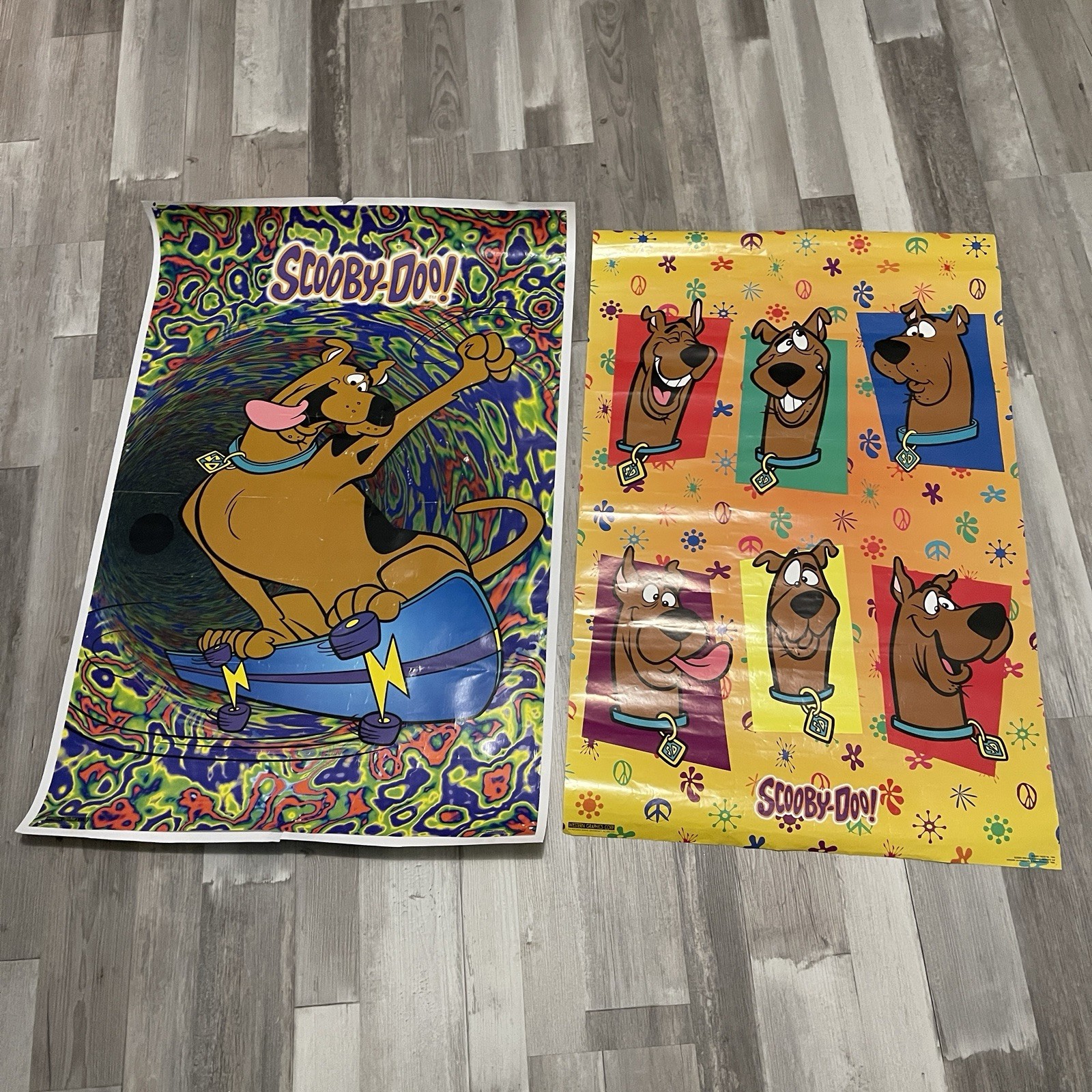 Vintage 1999 Scooby Doo Posters Lot of Y2K 90s Vintage 1999 Scooby Doo Posters Lot of Y2K 90s