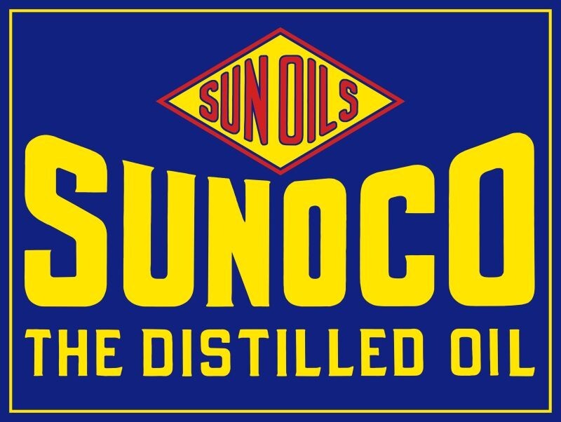 SUNOCO Sun Oil Co. The Distilled Oil NEW METAL SIGN: 12 x 16\ SUNOCO Sun Oil Co. The Distilled Oil NEW METAL SIGN: 12 x 16\