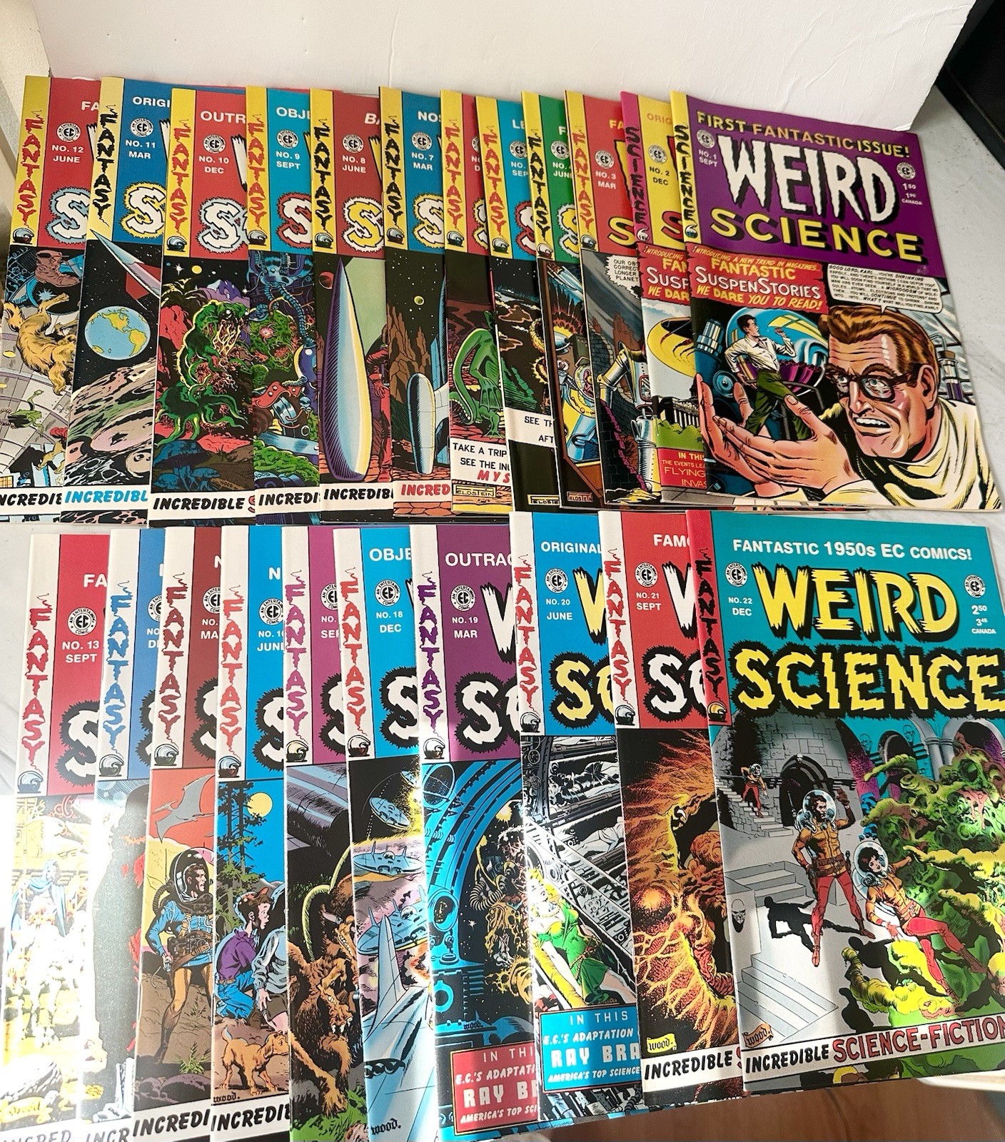 Weird Science #1-22 COMPLETE Set EC Reprints Lot NM- (1992 Gemstone)