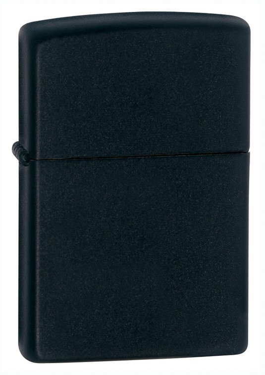 Zippo Windproof Black Matte Lighter, Item 218, New In Box Zippo Windproof Black Matte Lighter, Item 218, New In Box