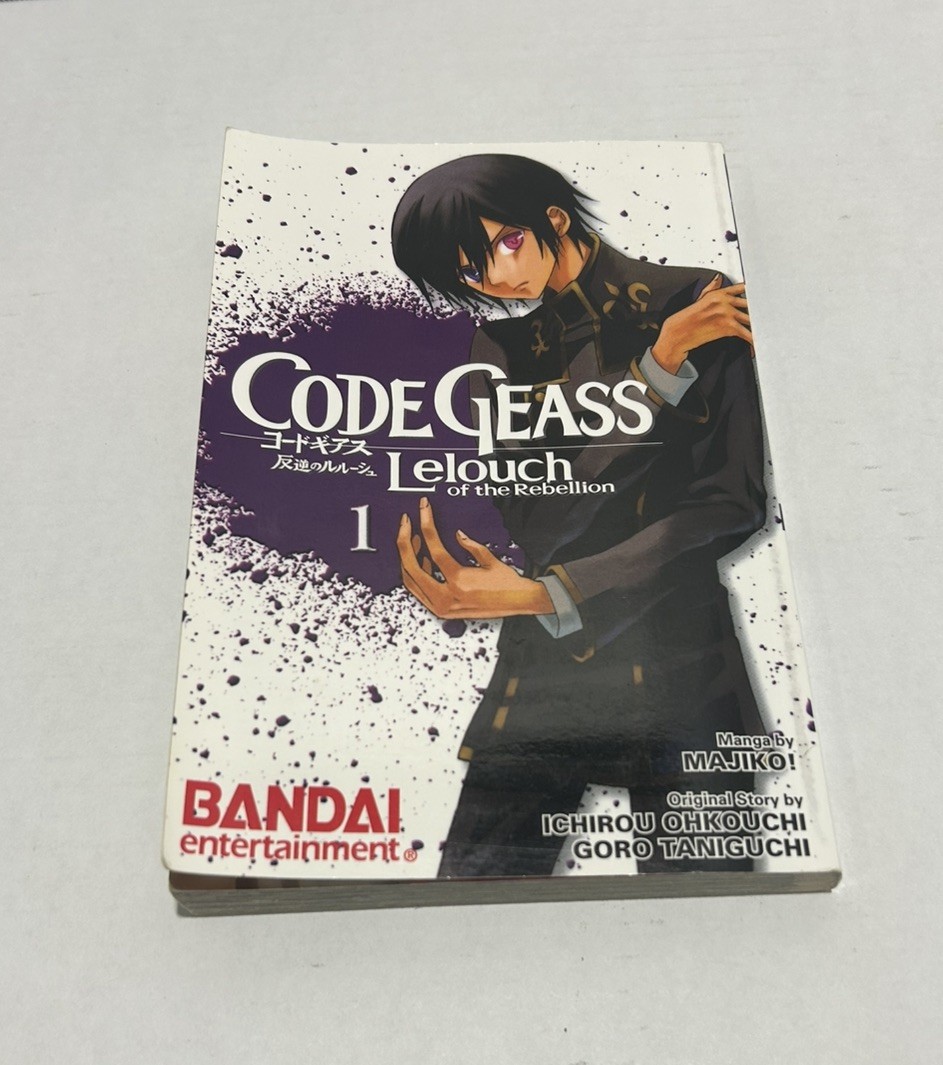 Code Geass Lelouch of the Rebellion Vol 1 Manga Bandai Entertainment English Code Geass Lelouch of the Rebellion Vol 1 Manga Bandai Entertainment English