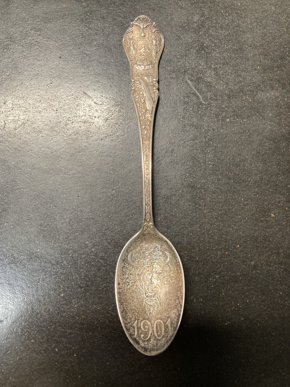 Gorham Sterling Silver 925 Spoon Pan American Exposition 1901 Gorham Sterling Silver 925 Spoon Pan American Exposition 1901