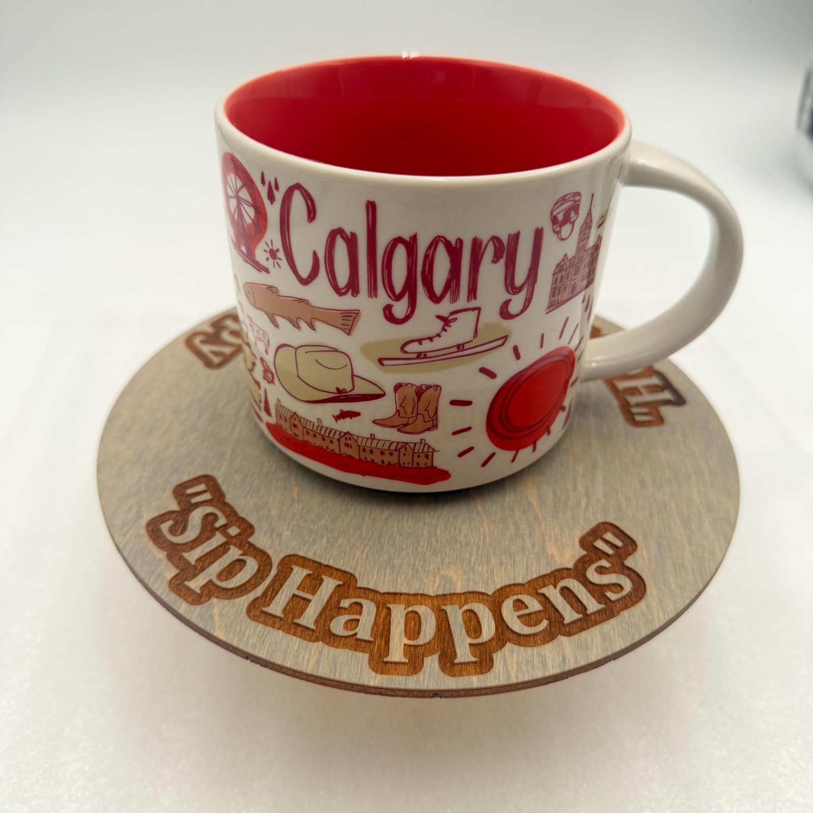 Starbucks Calgary Canada Coffee Mug Been There Series Collection 14 oz