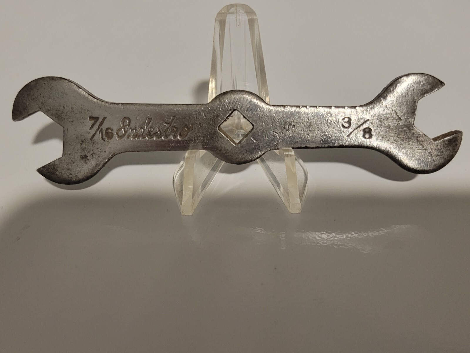 vintage indestro 7/16 - 3/8 wrench 