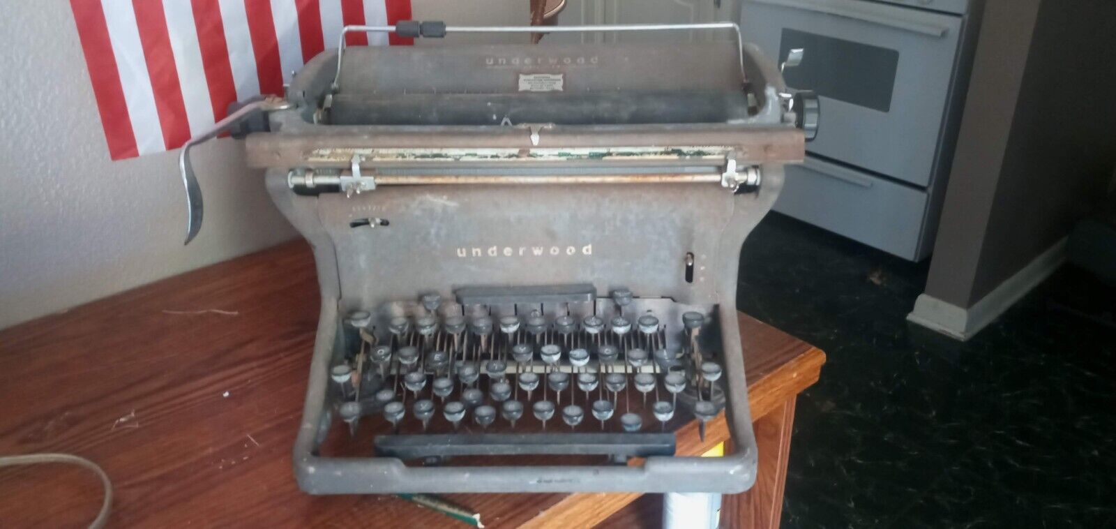 Antique 1915 Underwood Standard Typewriter No 5