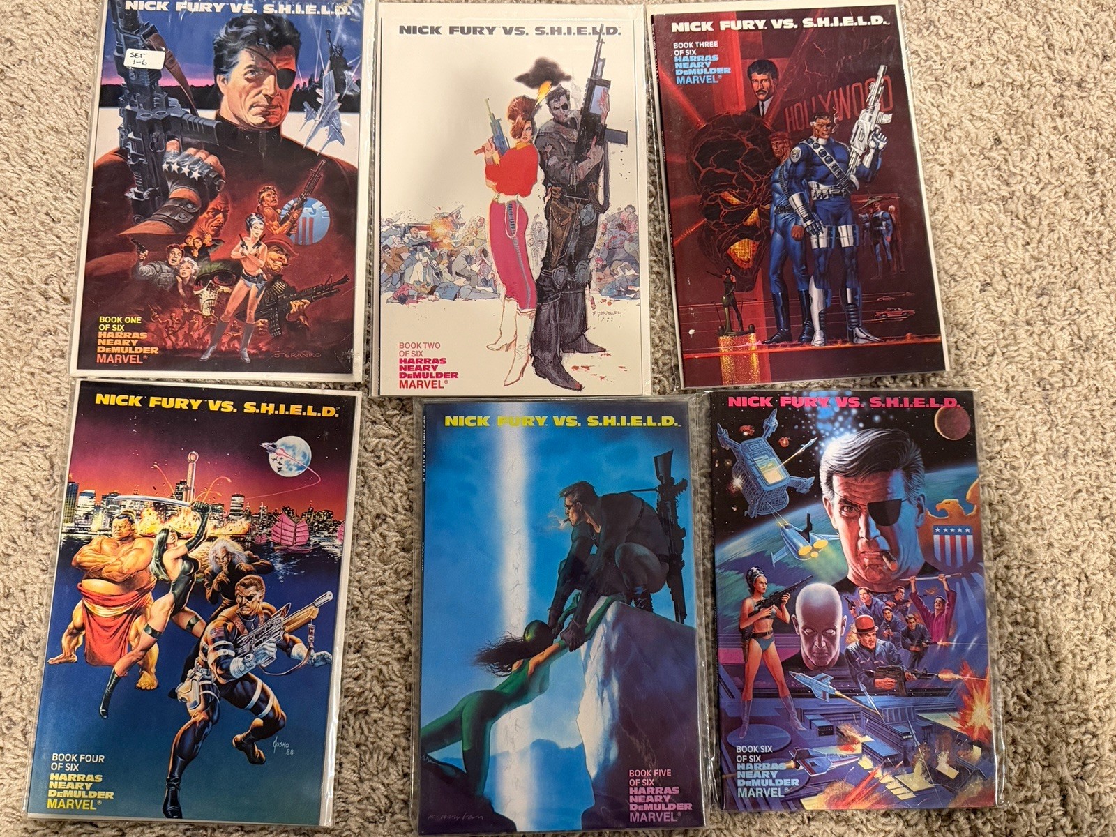 Nick Fury Vs Shield 1-6 Complete Set Plus Bonus