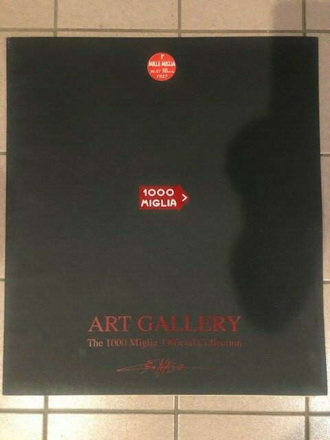 Enzo Naso Mille Miglia signed limited lithograph set very rare release - NOS