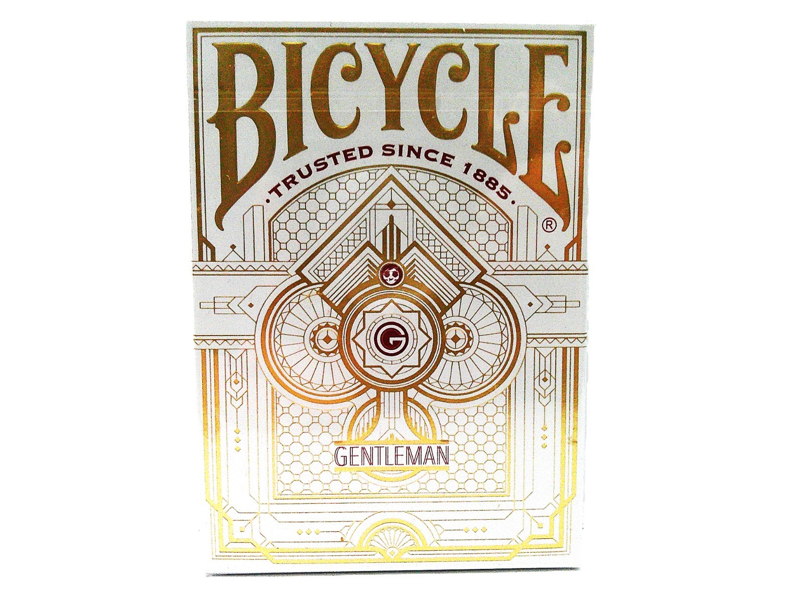 ONE NEW SEALED BICYCLE GENTLEMAN GOLD ACCENTS DECK BLACKOUT BROTHER 2015 LIMITED