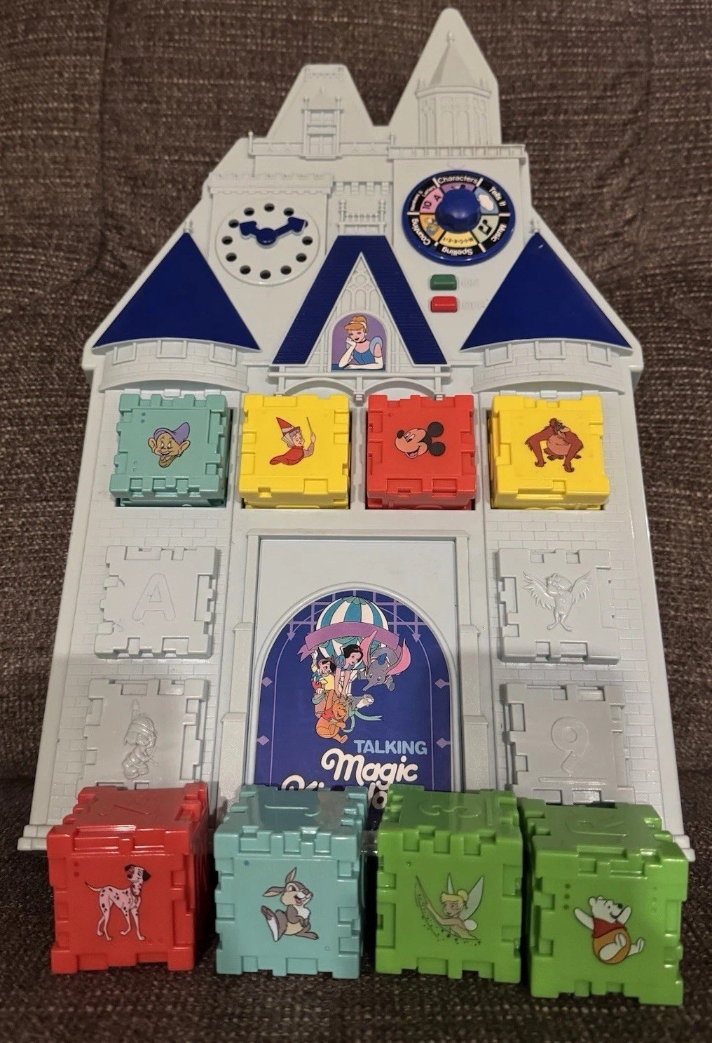 Vintage 1988 Disney Talking Magic Kingdom Castle Toy Sears Interactive Kids Toy