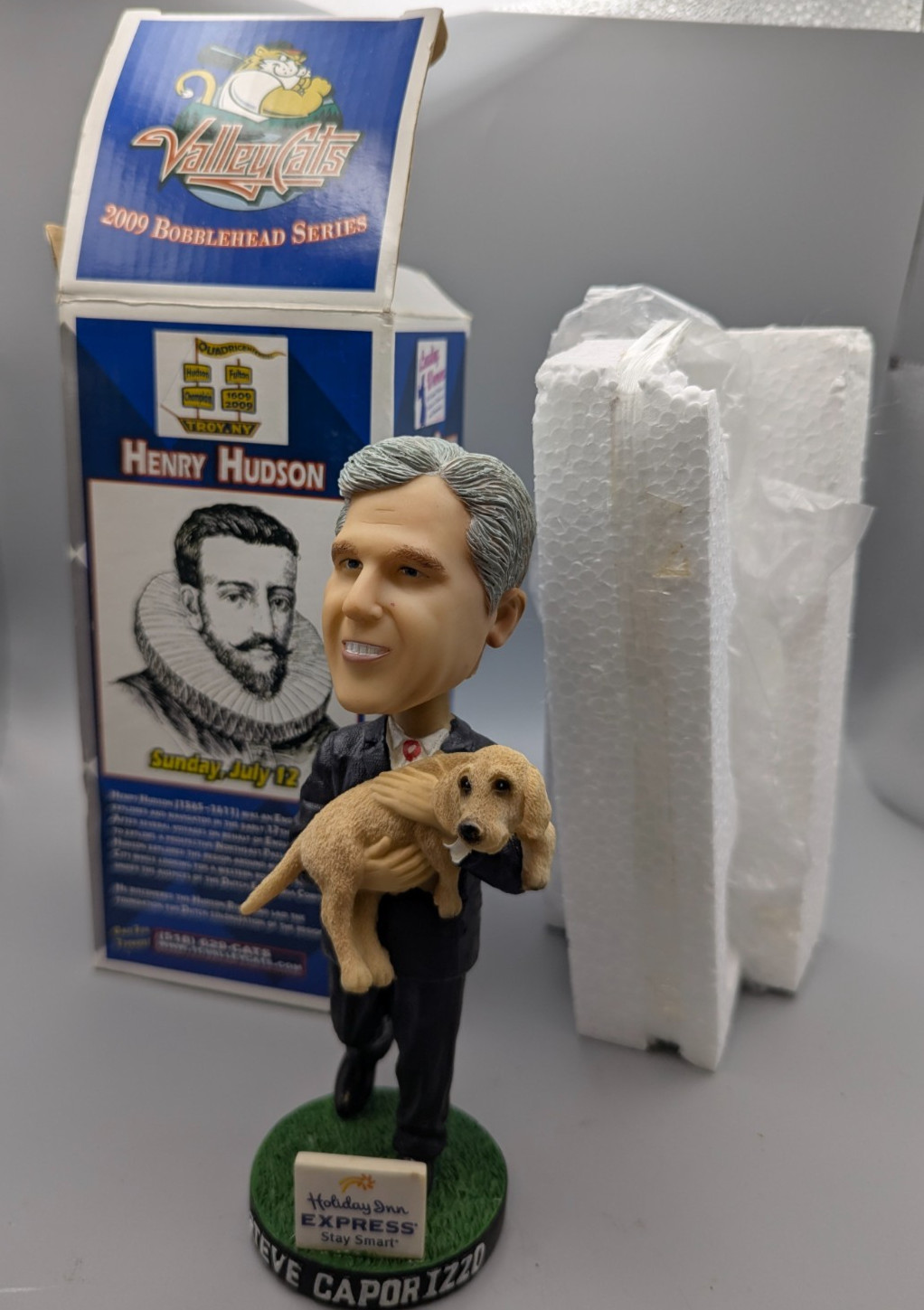 2009 August 22 Steve Caporizzo Bobblehead Holiday Inn Express Troy Valley Cats 2009 August 22 Steve Caporizzo Bobblehead Holiday Inn Express Troy Valley Cats