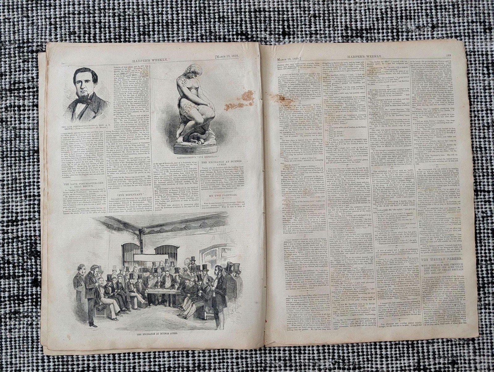 1859 First Insanity Plea Sickles, Blackwells Asylum (Pre-Nellie Bly) — Mar 19