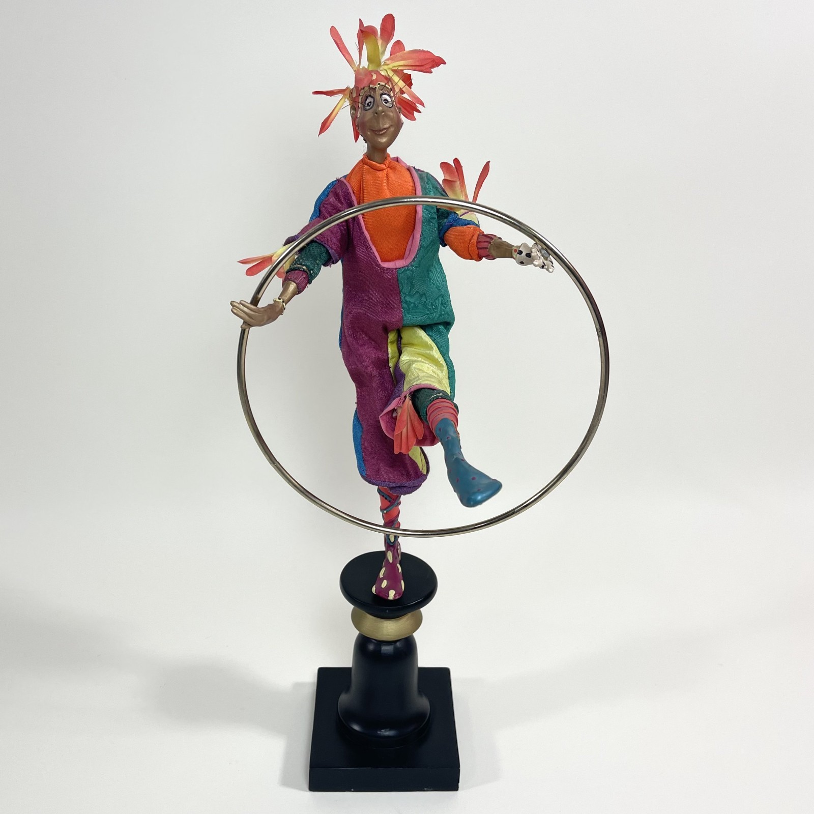 Cirque du Soliel Kate Church Balancing Ring Performer Figure Folk Art