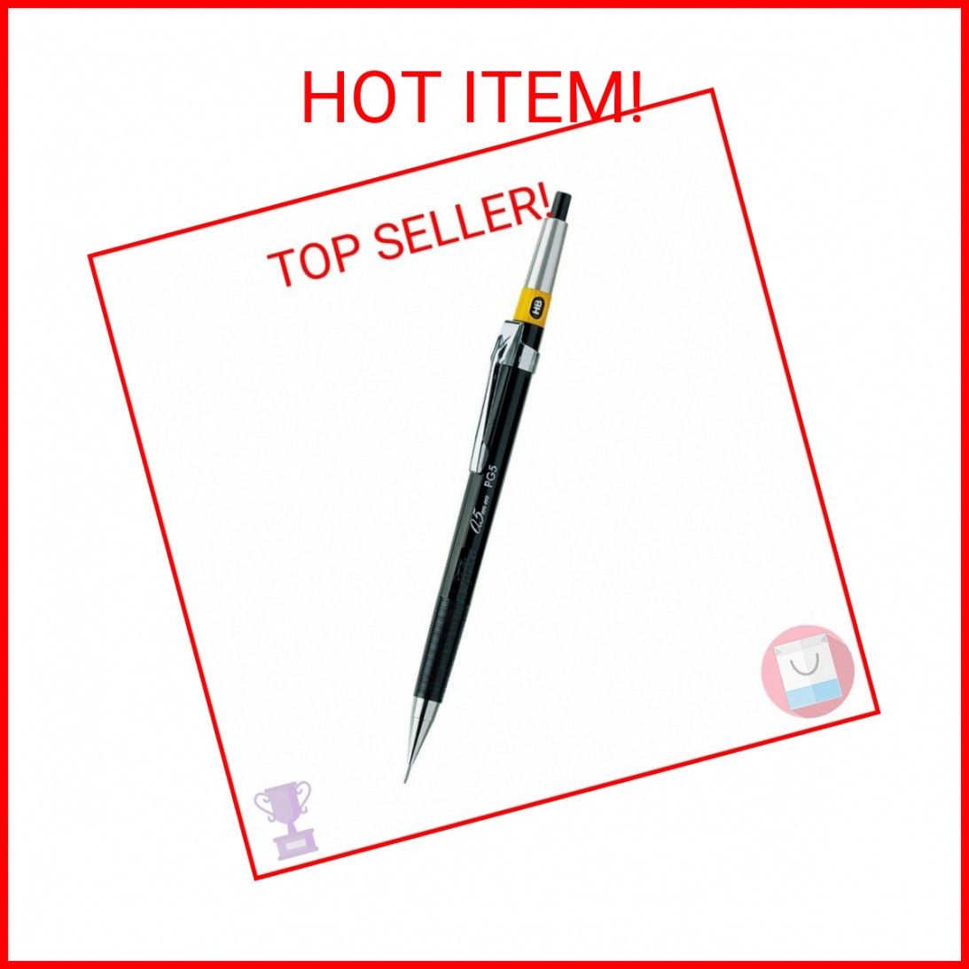 Pentel Mechanical Pencil for Draft, 0.5mm (PG5-AD) Pentel Mechanical Pencil for Draft, 0.5mm (PG5-AD)