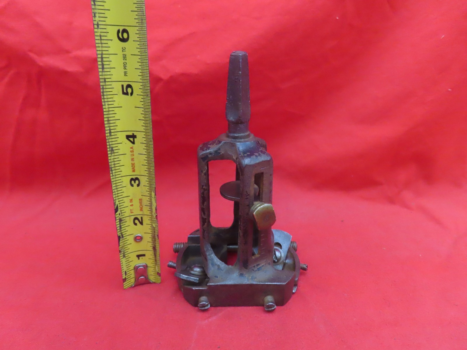 VTG UNMARKED ADJUSTABLE HOLLOW AUGER W/DEPTH STOP TENON CUTTER DOWL BRACE BIT VTG UNMARKED ADJUSTABLE HOLLOW AUGER W/DEPTH STOP TENON CUTTER DOWL BRACE BIT