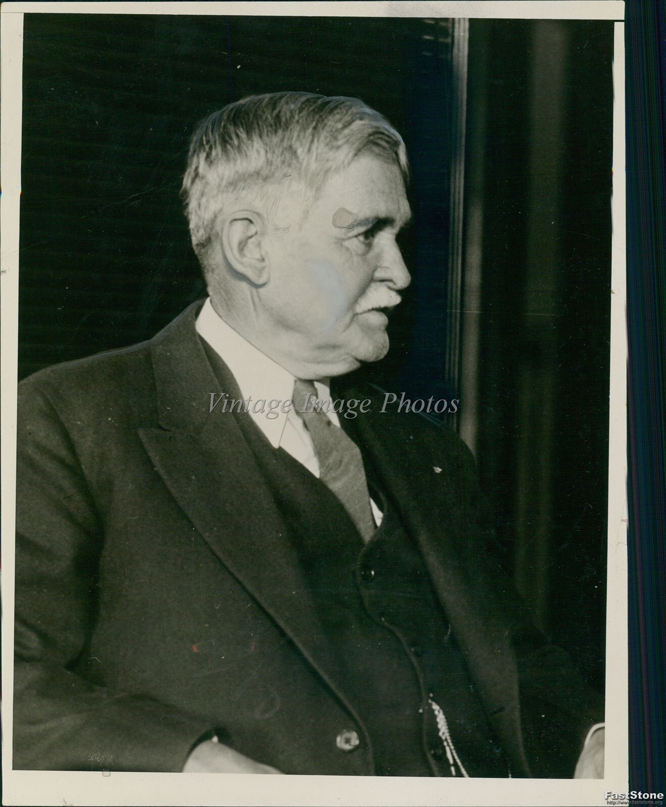 1935 Dr John Francis Condon Jafsie Witness At Hauptmann Trial Courts Photo 7x9