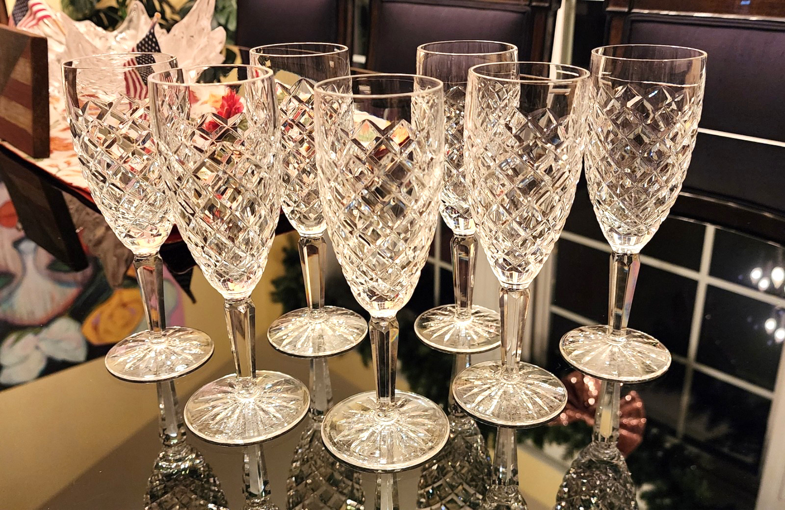 Waterford Crystal Comeragh  Champagne Flutes